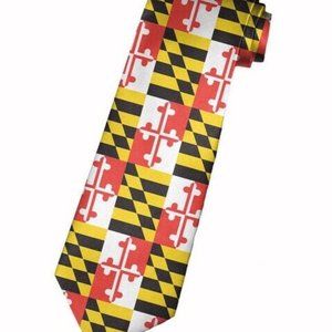 Maryland Flag Neck Tie - NEW Fast Ship